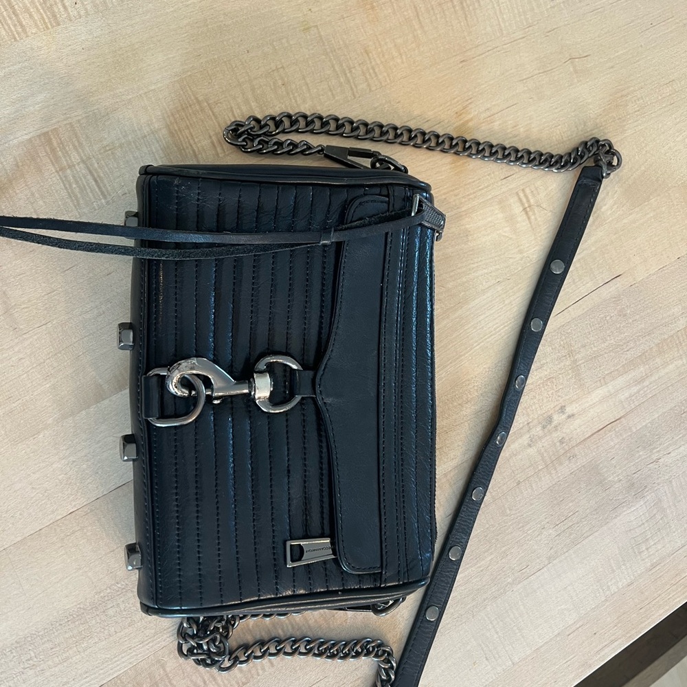 Rebecca Minkoff Black Quilted Crossbody Bag